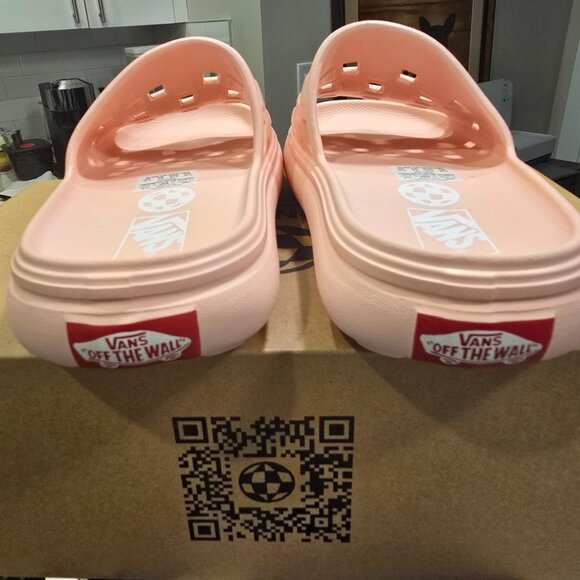 Vans Slide On VR3 Cush Sandals Light Pink Women's Size 10 Slip On NEW - Picture 6 of 9